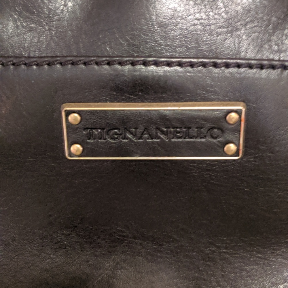 Classic black leather shoulder bag - Picture 2 of 5